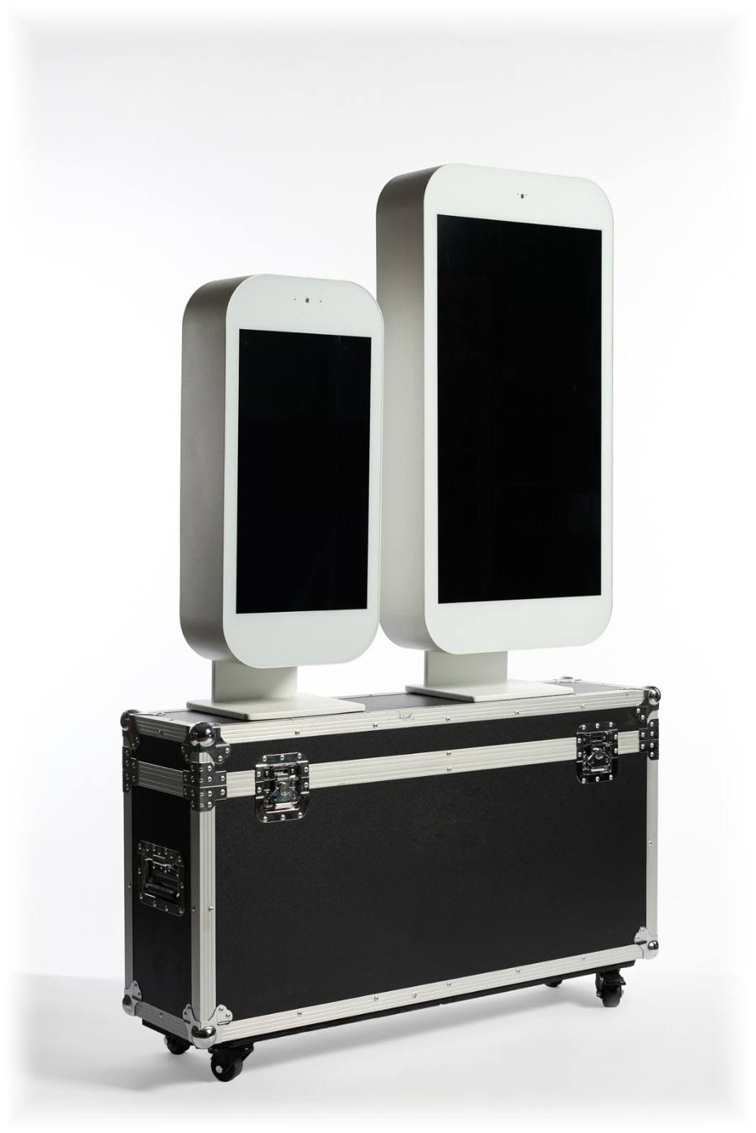 Display Vis a Vis con flight case professionale